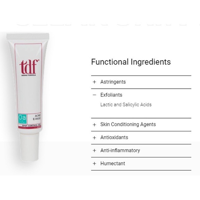 Kem Chấm mụn TDF gom cồi  mụn thần tốc acne e rase tdf