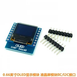 Mô-đun Màn Hình LCD OLED 0.66 Inch Giao Diện IIC/I2C Cho D1 MINI