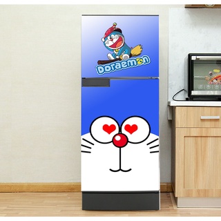 Decal dán Tủ Lạnh Doremon  chất liệu cao cấp