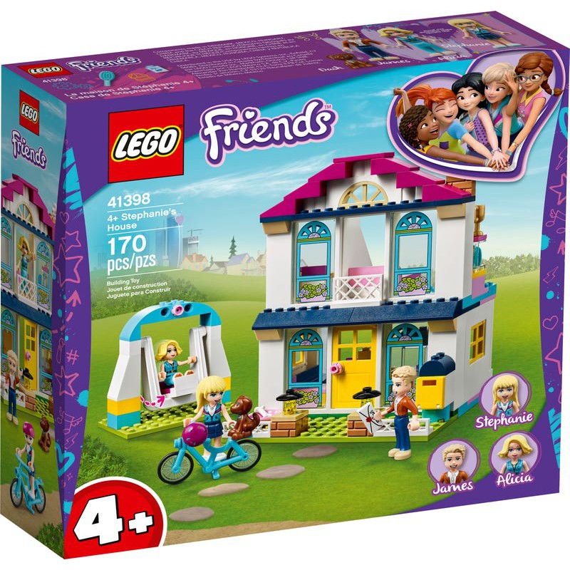 [HÀNG ĐẶT 2-3 TUẦN] LEGO Friends 41398 Stephanie's House Ngôi Nhà Của Stephanie