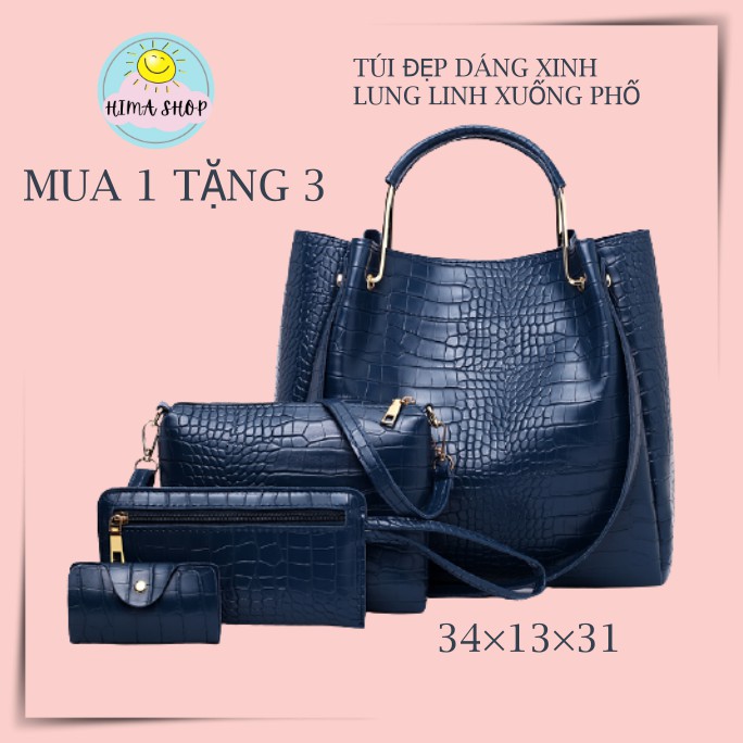 [Mua 1 tặng 3] Túi Xách Nữ Da Mềm, Đẹp, Cao Cấp Đi Chơi, Công Sở