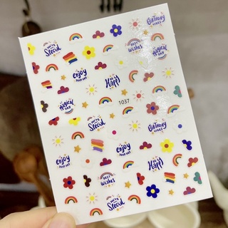 Sticker dễ thương cute dán móng tay, nail