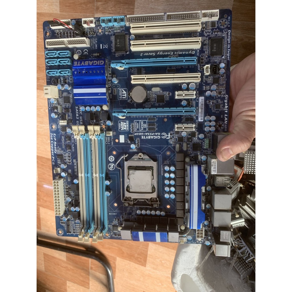 Mainboard Gigabyte H55 P55A-UD3P và Cpu I7 870