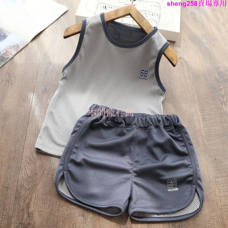 Set Đồ Thể Thao Gồm Áo Ba Lỗ Và Quần Short Nhanh Khô 6 Màu Dành Cho Bé Trai Gái