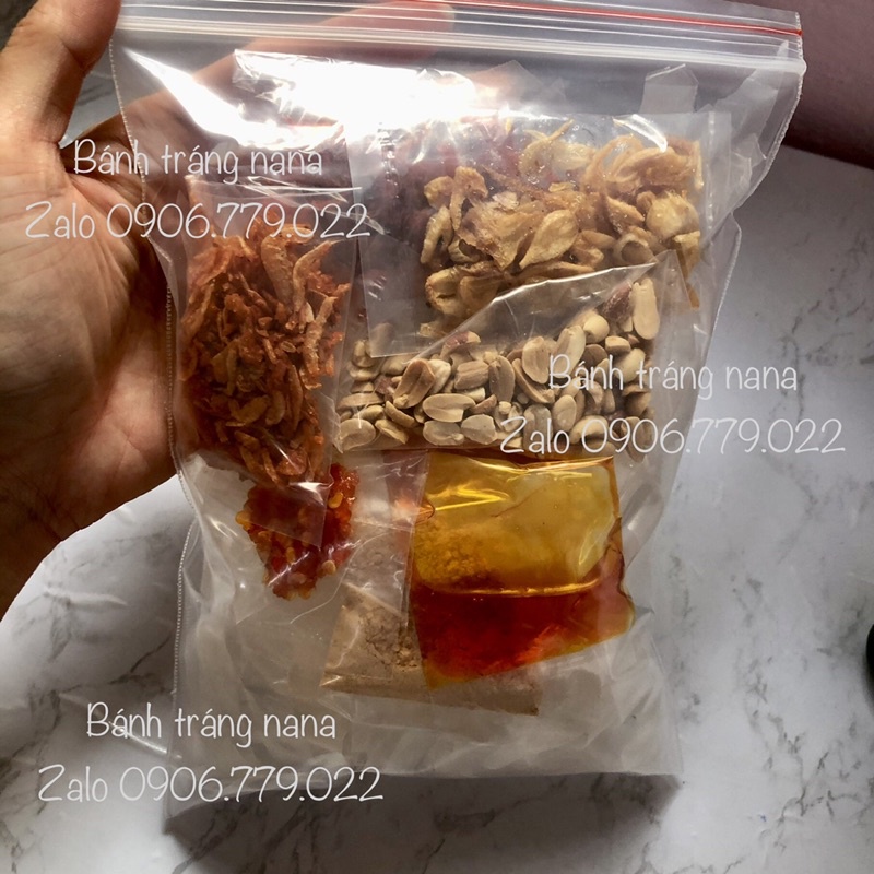 Bánh tráng tự trộn khô bò[1 Phần]( ảnh thật shop tự chụp)