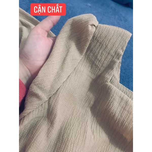 Áo Kiểu  tơ đũi Nữ dài tay cách điệu ulzzang  dáng ngắn ⚡️Hàng quảng châu  thời trang  Cổ vuông Tà lệch