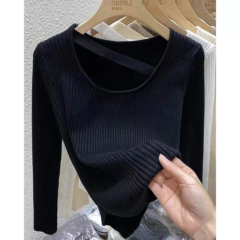 NRVP Áo Sweater Dệt Kim Dài Tay Thiết Kế Mới Thời Trang Theo Phong Cách Hàn Quốc Cho Nữ