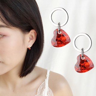 Khuyên Tai - Hoa Tai - Bông Tai Nữ Trái Tim Đỏ Lựu Nhỏ Xinh Dễ Thương Thời Trang Hàn Quốc BT-HK27