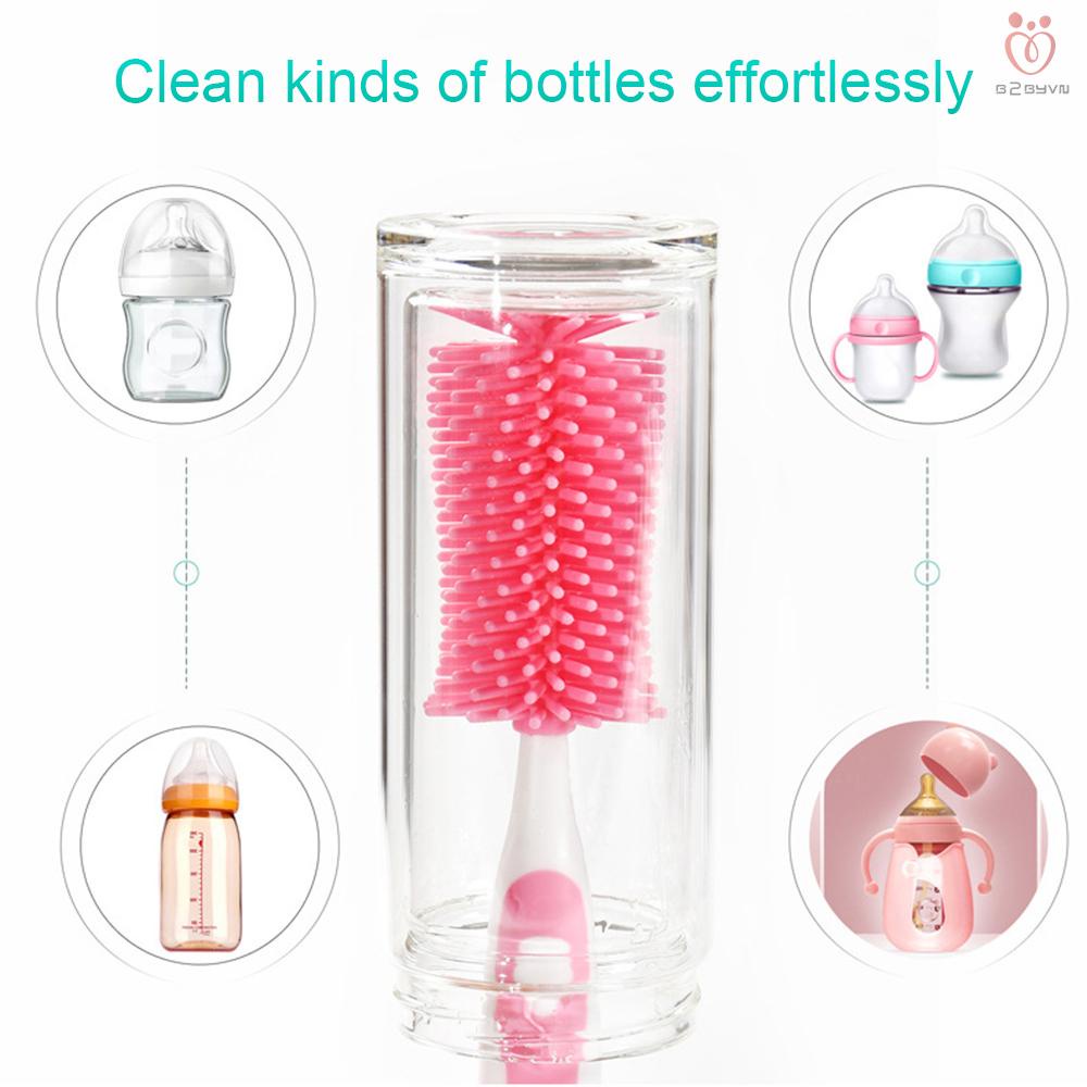 Cọ Bình Sữa Silicon 2 Trong 1