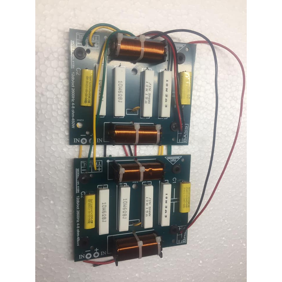 Bộ 2 Bo Mạch Phân tần Công suất lớn cho Loa Sân Khấu