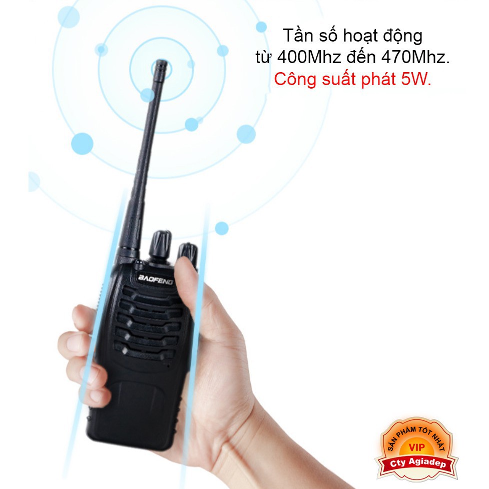 Máy Bộ đàm hàng hiệu Baofeng nổi tiếng nghe gọi tiện dụng 8S