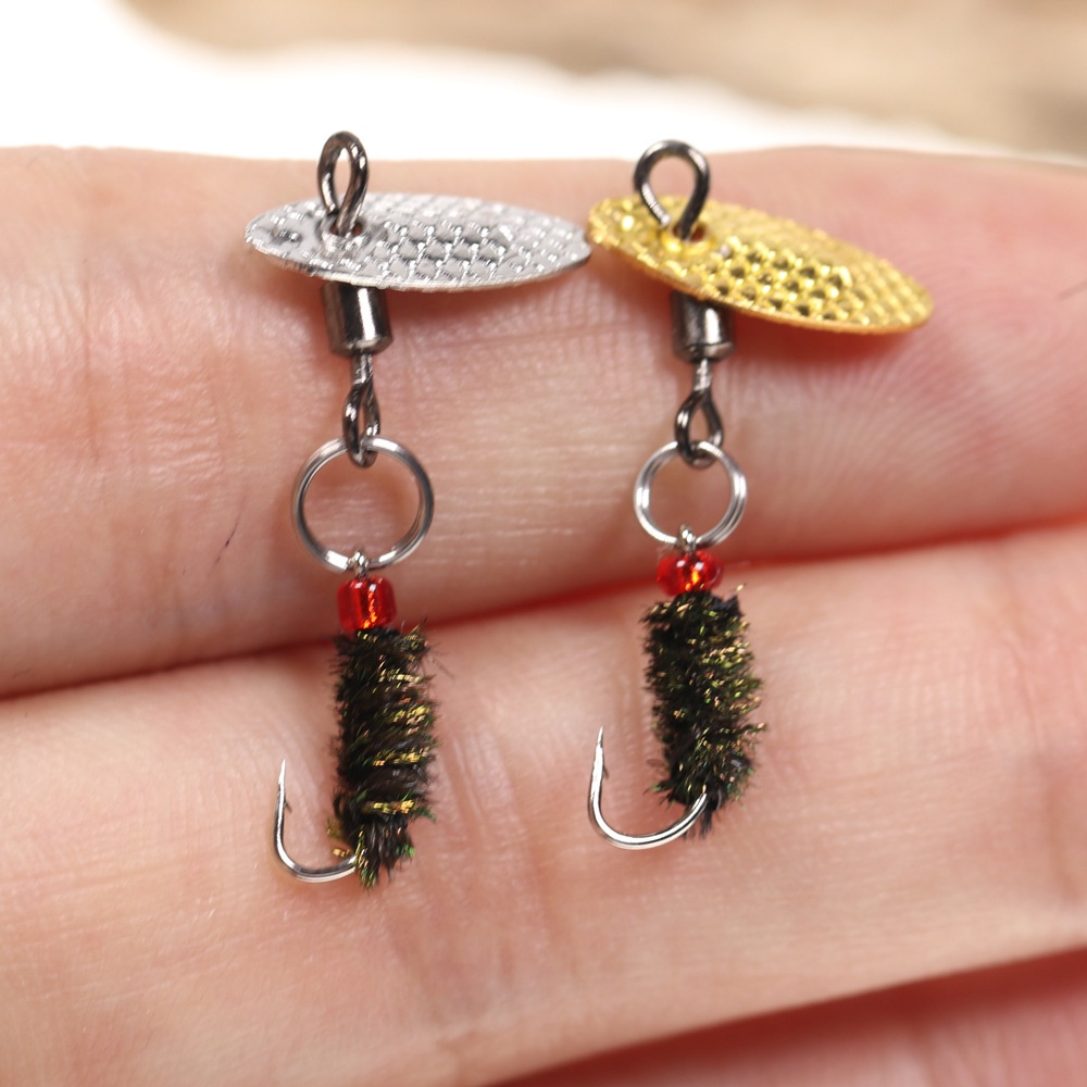 Mồi Bọ Câu Mương, Mồi Giả Sâu Nước Câu Lure có thìa lượn