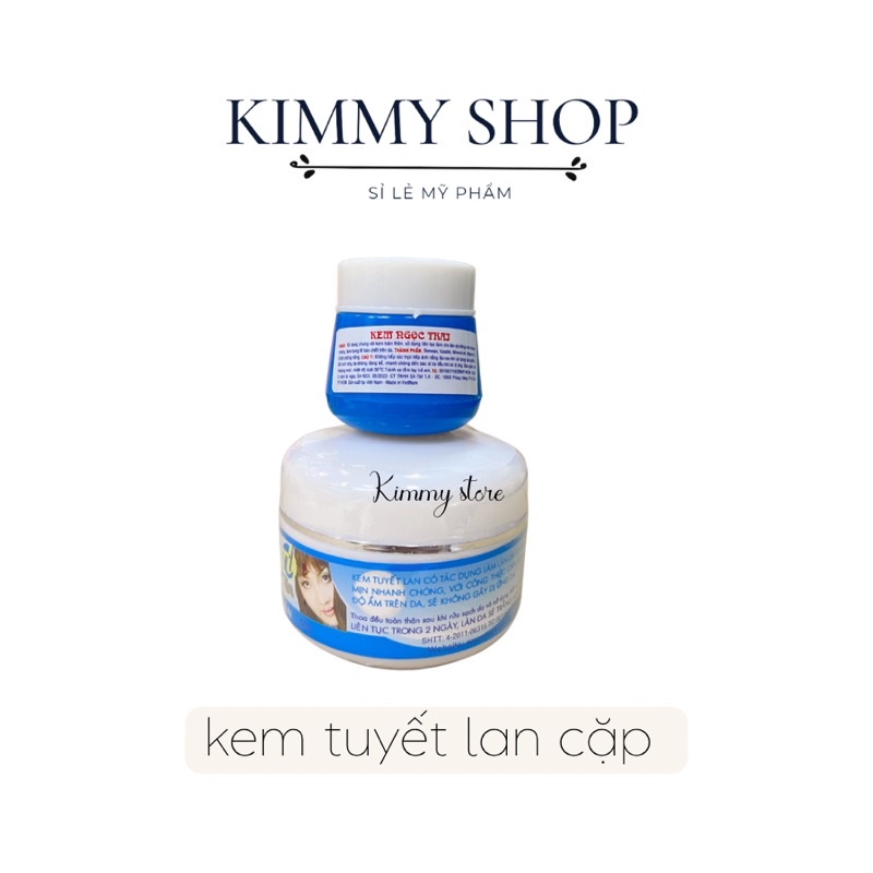 kem dưỡng trắng da Tuyết lan cặp