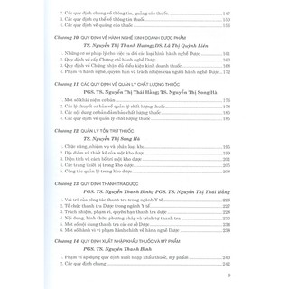 Pháp Chế Dược (Dùng Cho Đào Tạo Dược Sĩ Đại Học)