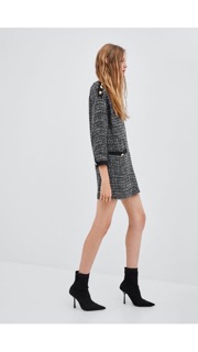ĐẦM TWEED KHUY VÀNG ZAR4