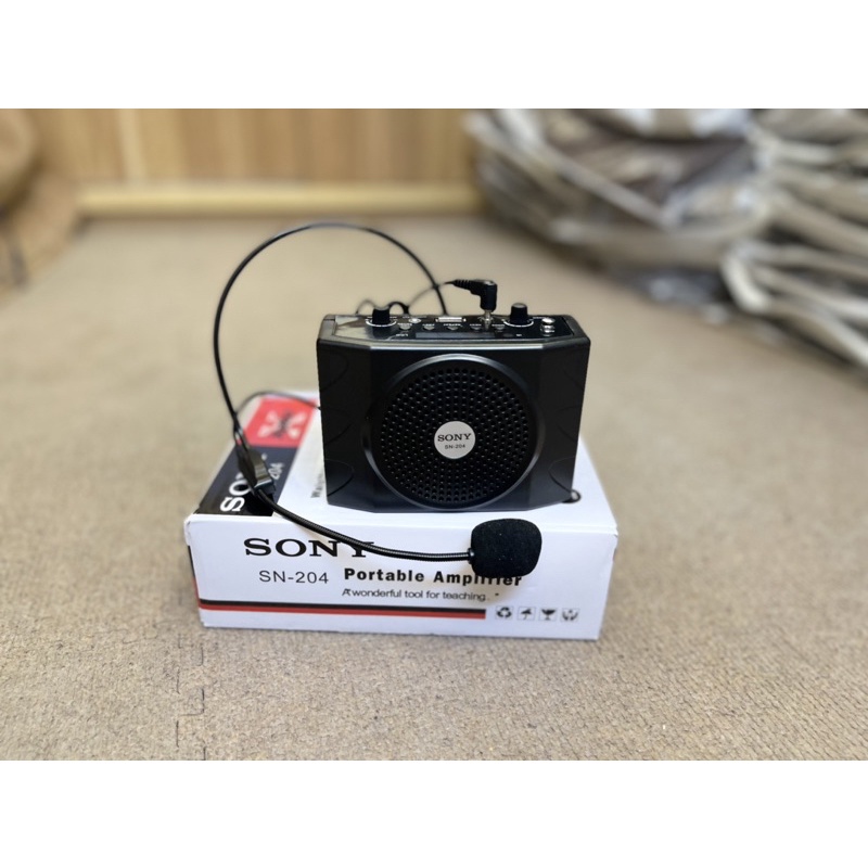 Máy Trợ giảng Sony SN204 mic có dây loa đeo người