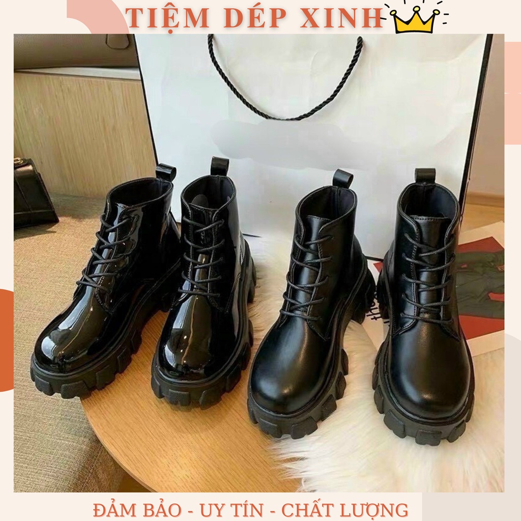 Giày Nữ Chiến Binh Cao Cổ  𝐅𝐑𝐄𝐄𝐒𝐇𝐈𝐏  Bốt Kéo Khóa Thời Trang cá tính, bền đẹp, dễ phối đồ,tôn dáng xinh D22 HOT
