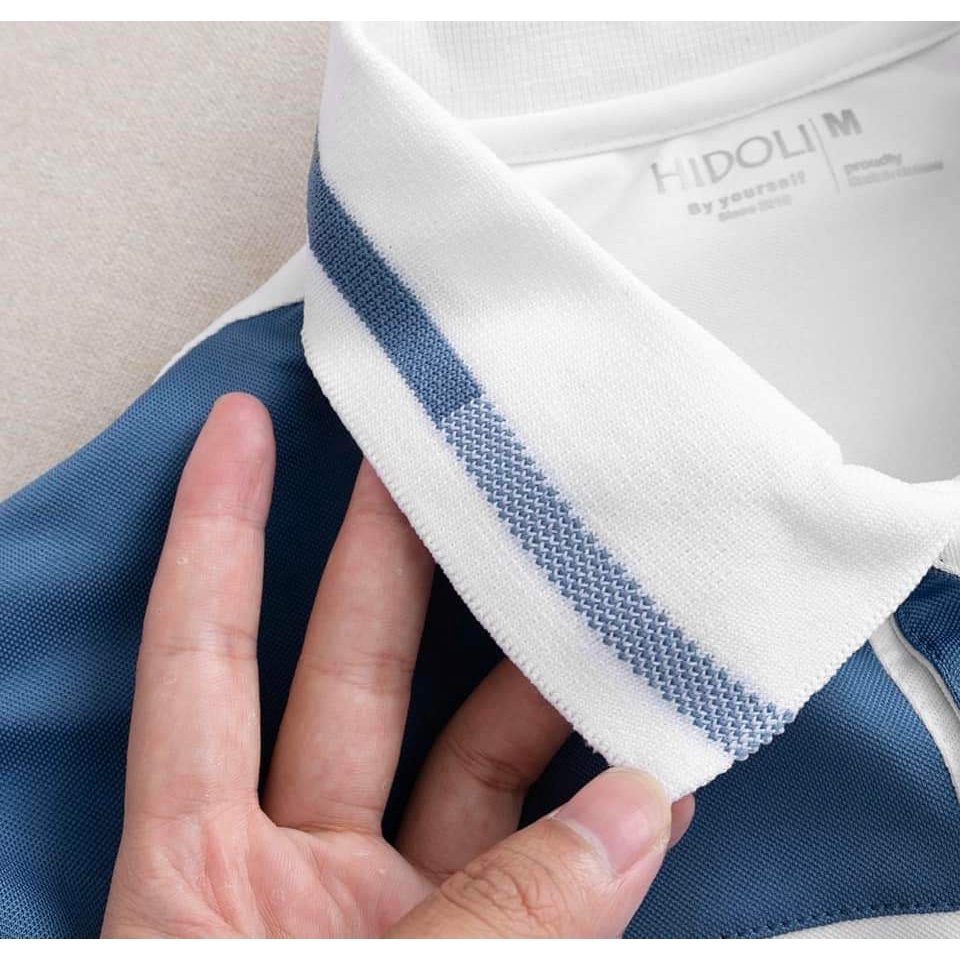 Áo polo nam,áo thun nam cổ bẻ vải cotton logo thêu tay cá tính
