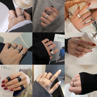 Nhẫn Kim Loại Thời Trang Unisex Độc Đáo