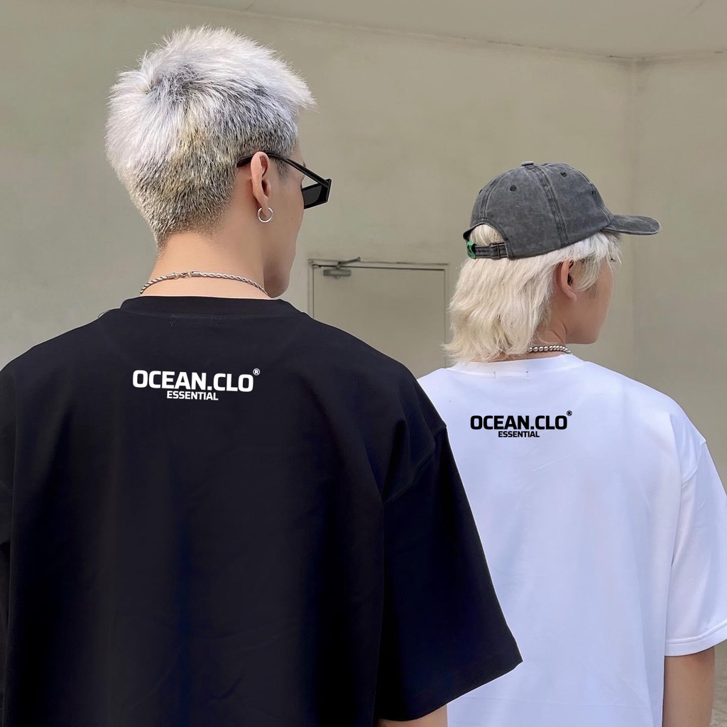 Áo thun tay lỡ unisex Local brand OCEAN Streetwear - Áo phông Ullzang nam nữ 100% Cotton 3 size M,L,XL - OCEAN.CLO