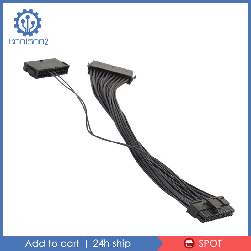 Bộ Chia Nguồn Điện 18AWG 30cm 24 Pin (20 + 4Pin) Koolsoo2]