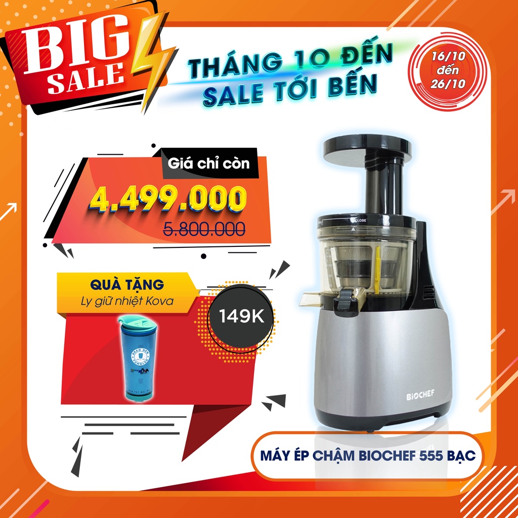 Máy ép trái cây tốc độ chậm Biochef 555
