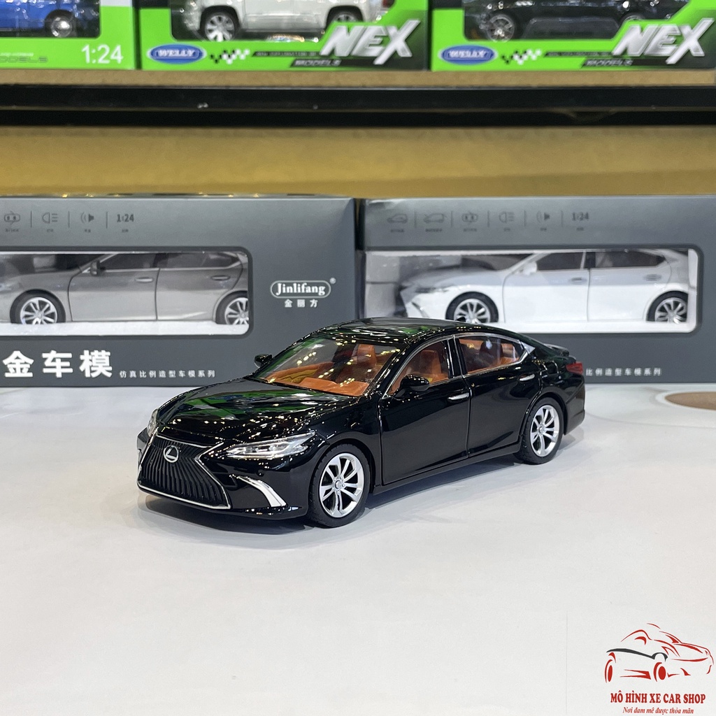 Mô hình xe bằng sắt Lexus ES 300h tỉ lệ 1:24 Carshop hãng JINLIFANG 3 màu