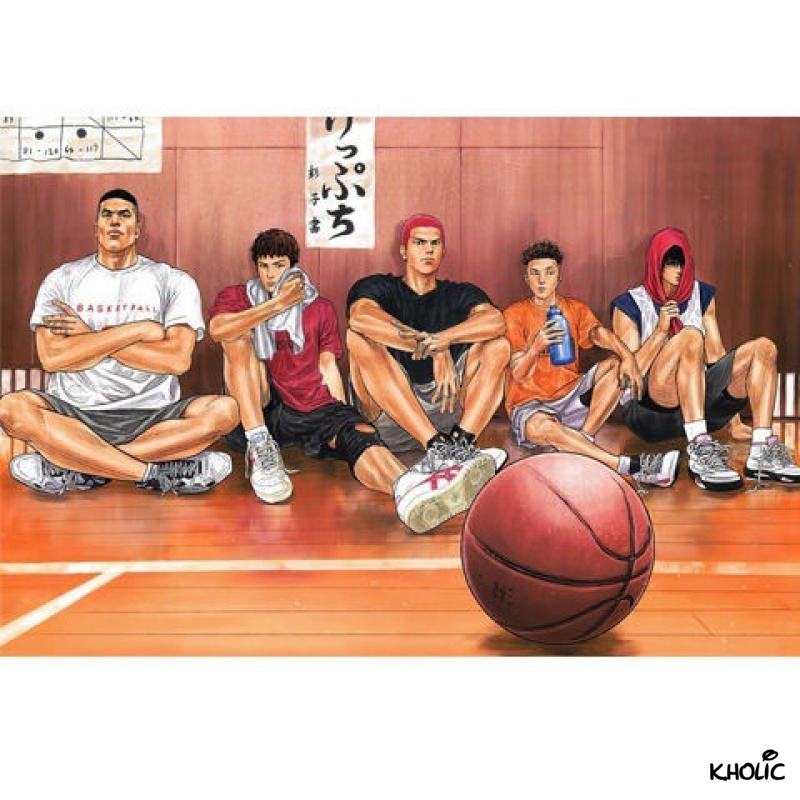 Slamdunk, trò chơi ghép hình bằng gỗ, trò chơi ghép hình anime 300/500/1000 miếng, đồ chơi phát triển