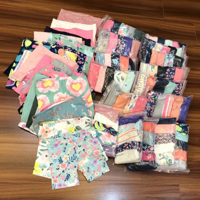 Quần Legging, Quần Đùi Thun Co Dãn Cho Bé Gái