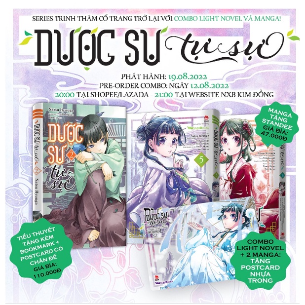 Truyện - Dược sư tự sự (Combo 3 cuốn Tập 5, 6 và Light novel -2)