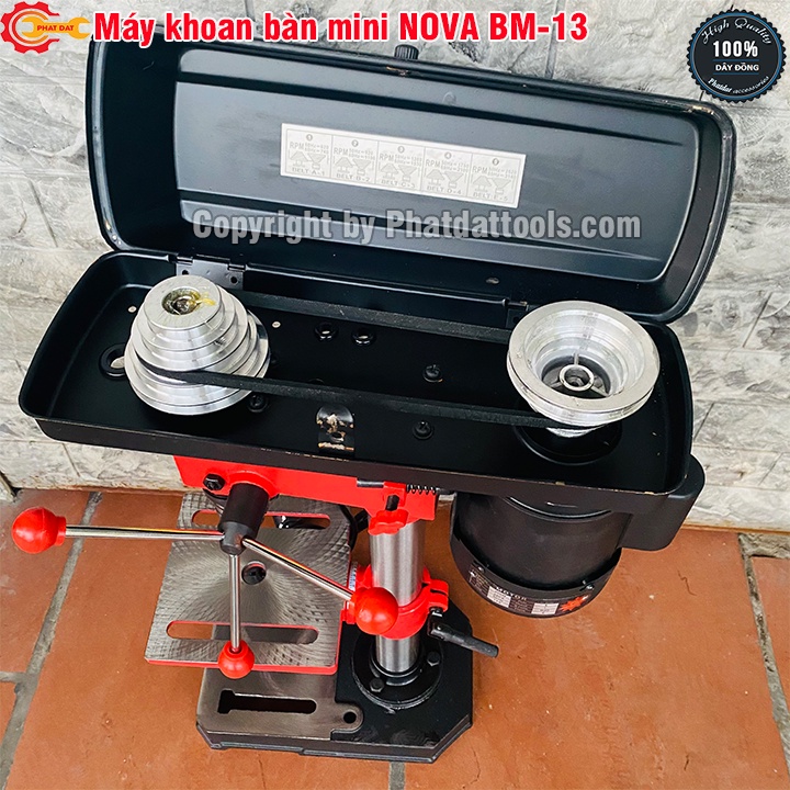 Máy Khoan Bàn NOVA BM-13  - Cao 60cm - Máy Khỏe, Chắc Chắn, Bền Bỉ - Bảo Hành 6 Tháng