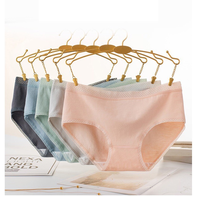 Quần lót cạp ren 💎 SIÊU HÓT 💎 Quần lót nữ chất liệu cotton cao cấp hàng mới về | BigBuy360 - bigbuy360.vn
