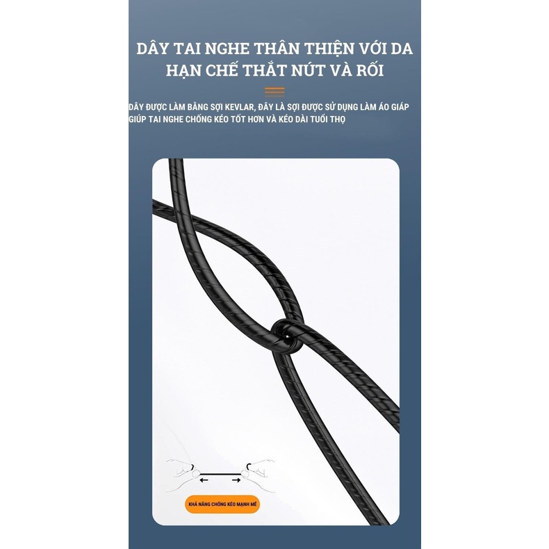 Tai nghe nhét tai có dây có mic đàm thoại EOR X12 | Tai nghe chuyên dụng điều khiển bằng 1 nút bấm - mẫu mới 2022