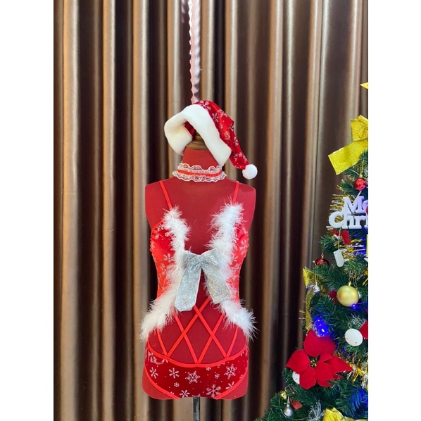 Set Đồ Ngủ 1 Mảnh Noel Nóng Bỏng MS19985[CWEAR.SEXY_ĐỒ NGỦ &amp; NỘI Y CAO CẤP]