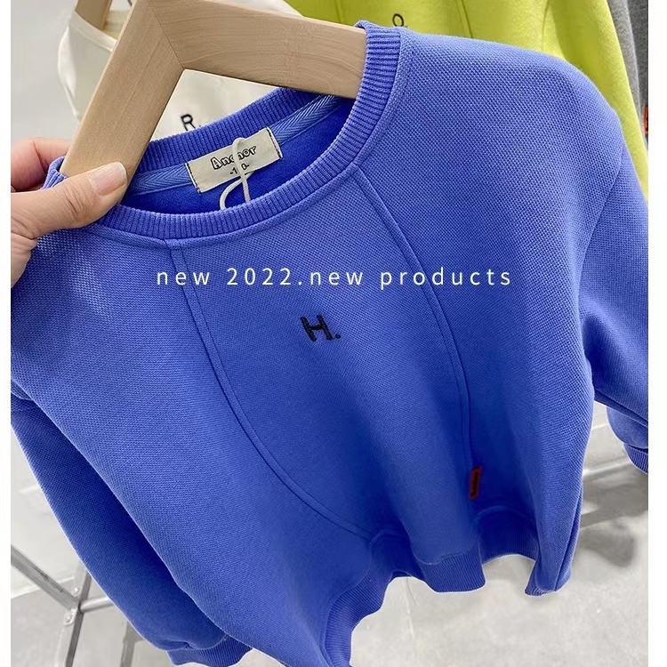Áo Sweater Cổ Tròn Phong Cách Nhật Bản Thời Trang Xuân Thu Mới 2022 Cho Bé Trai / Gái