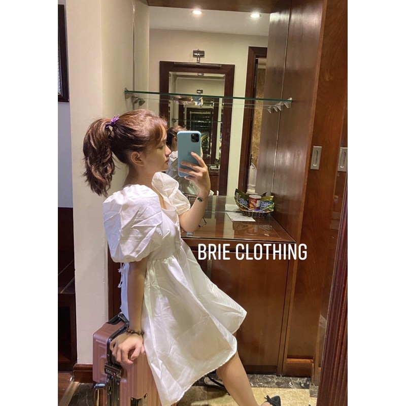 Đầm babydoll BRIE CLOTHING hở lựng cột dây siêu sang chảnh(có mút ngực)