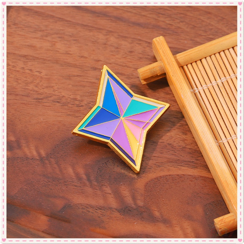 ★ Primogems - Ghim Cài Áo Tác Động Genshin ★ 1 Huy Hiệu Gài Balo Tráng Men Hình Game Adventure Doodle