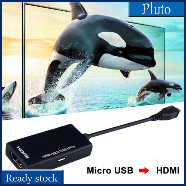 Mới Bộ Chuyển Đổi Micro USB Sang HDMI HDTV 1080P HD Tương Thích Với Điện Thoại Android Và Máy Tính Bảng
