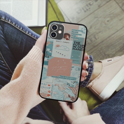Ốp lưng iphone hình don’t forget today collage art dada dadaism trong suốt  cho các dòng SAMSUNG PAP20210710