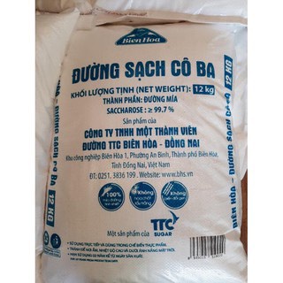 Đường sạch Cô Ba (Biên Hòa) bao 12kg