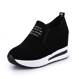 Giày Sneakers Nữ Độn Đế 6cm Mã H71