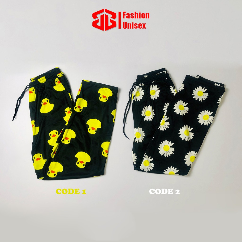 Quần Dài HOẠT HÌNH Ống Rộng, Dễ Thương, CARTOON, Thoáng Mát, From UNISEX DƯỚI 65Kg  - BB REAL