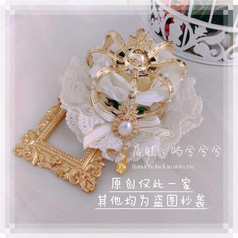 Băng Đô Cài Tóc Hình Vương Miện Công Chúa lolita Xinh Xắn