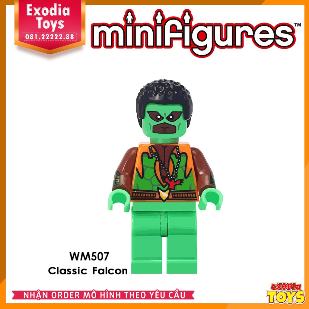 Xếp hình Minifigure Siêu anh hùng vũ trụ Marvel và DC Comics - Đồ Chơi Lắp Ghép Sáng Tạo - WM6033