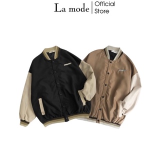 Áo Khoác Dù Bomber Bóng Chày Thêu Wasnotp Nam Nữ Unisex - La mode