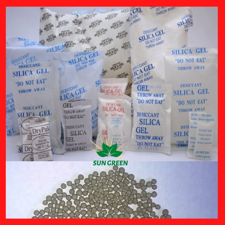 Gói Hút Ẩm Đóng Túi 500g Hút Ẩm Clay Loại 2/5/10/50/100/200/500g/gói Activated Clay - Túi Đát Sét Than Hoạt Tính