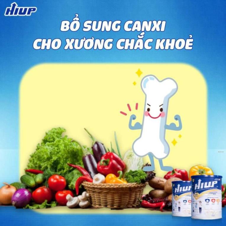 Sữa Bột HIUP Tăng Chiều Cao Cho Trẻ Từ 2 Đến 15 Tuổi Hộp 650G, Quà Tặng Ly