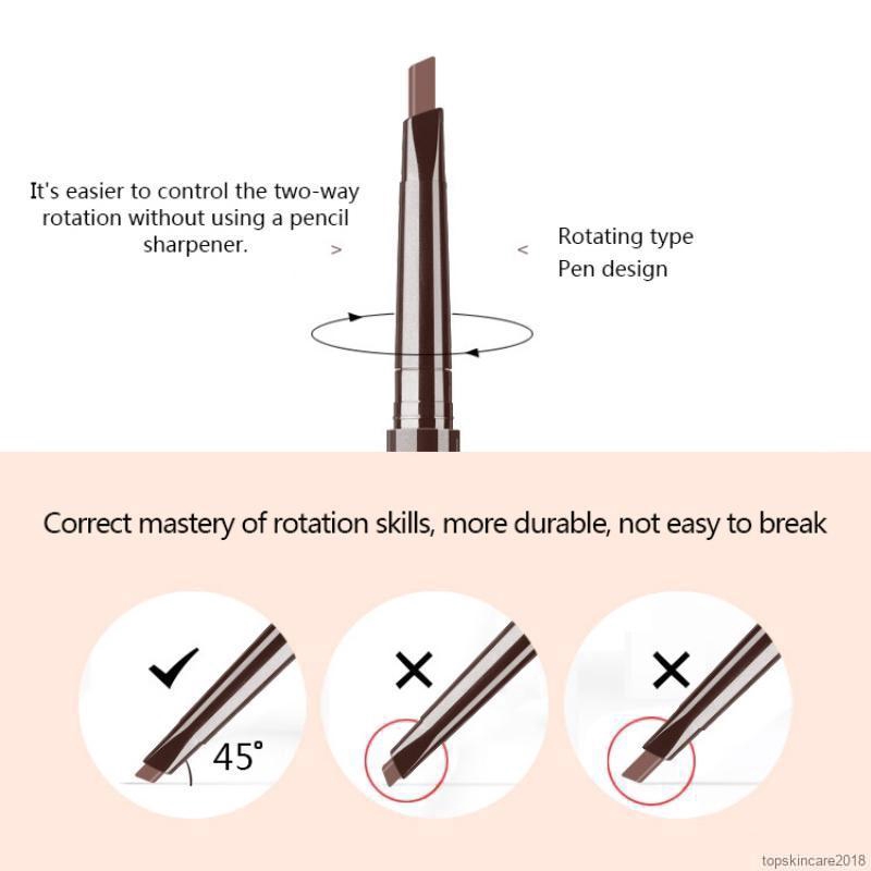 Bút chì kẻ lông mày DNM 2 đầu chống nước & chống nhòe | BigBuy360 - bigbuy360.vn