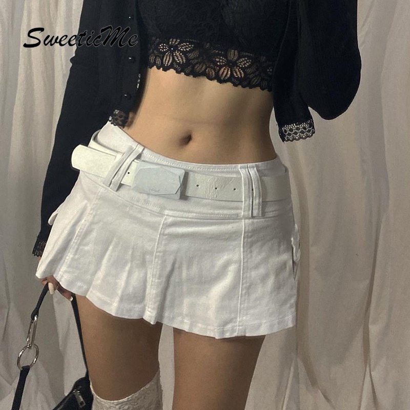 chân váy jean Xếp Ly Thời Trang Ngọt Ngào Cho Nữ 2021 | BigBuy360 - bigbuy360.vn