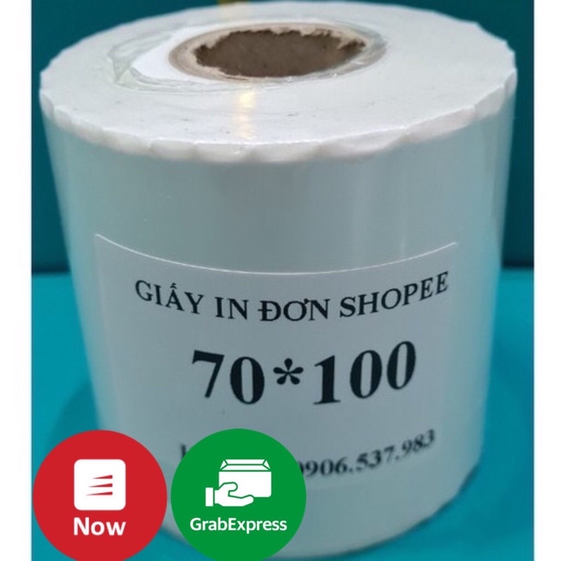 10 cuộn Tem nhiệt 70x100 - DECAL nhiệt 7x10cm in nhãn, in vận đơn -giấy A7 in tem đơn hàng
